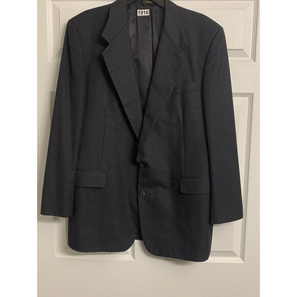 Patrick James H. Freeman & Sons Wool Houndstooth Black Suit Blazer & Pants - Picture 3 of 5